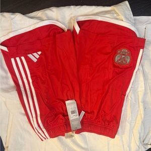 Adidas Kids Red Sports Shorts size M